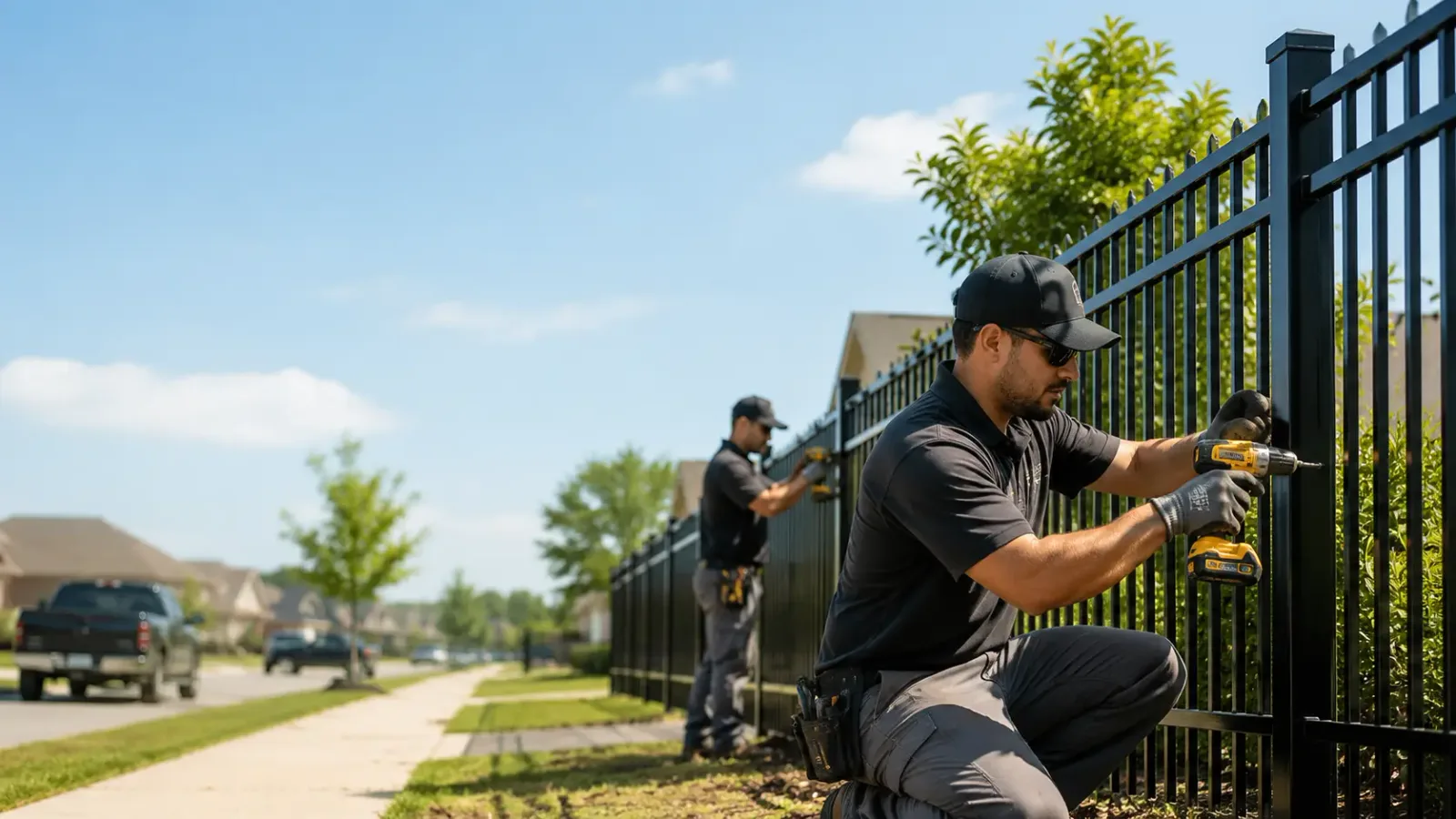 Metal Fence Installation in Summit, AR